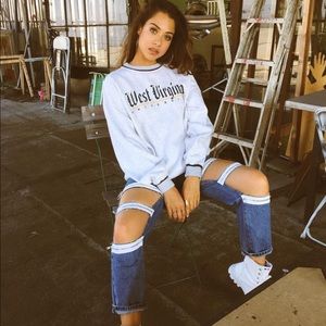 NWOT LF Carmar denim zipper jeans